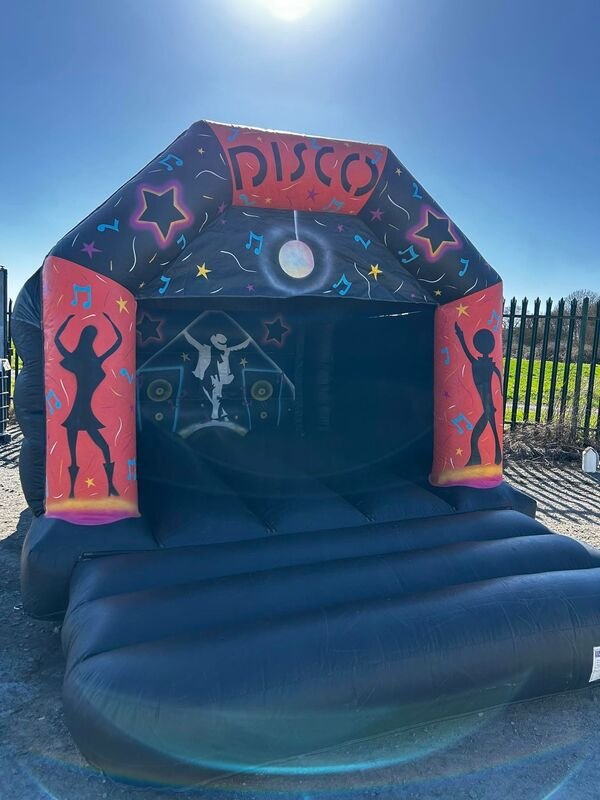 Disco bouncy castle with lights and speaker - Party castle with music for celebrations in Harwich